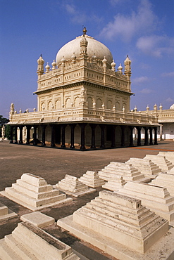 Gumbaz, Srirangapatnam, near Mysore, Karnataka state, India, Asia