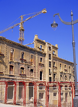 Rebuilding a building from the Ottoman era, central district, Beirut, Lebanon