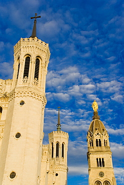 Basilica Fourviere, Lyons, Rhone, France, Europe