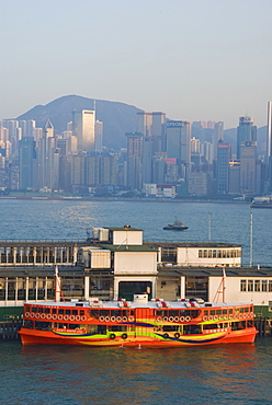 Star ferry pier, Kowloon, Hong Kong, China, Asia