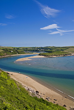 Avon estuary, Bigbury on Sea, South Hams, Devon, England, United Kingdom, Europe