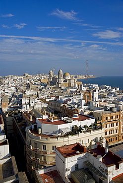 City skyline, Cadiz, Andalucia, Spain, Europe