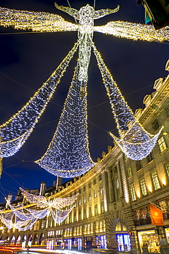 Regent Street Christmas lights in 2016, London, England, United Kingdom, Europe