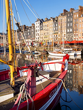 Honfleur port, Calvados, Normandy, France, Europe