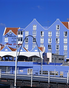 Waterfront hotel and casino, Willemstad, UNESCO World Heritage Site, Curacao, Netherlands Antilles, West Indies, Caribbean, Central America