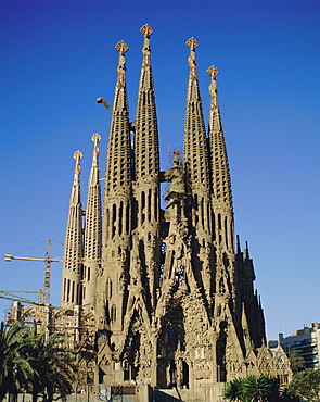 La Sagrada Familia, Gaudi cathedral, Barcelona, Catalonia (Cataluna) (Catalunya), Spain, Europe