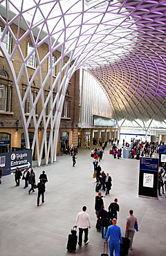 Kings Cross Underground and Rail Station, London, England, United Kingdom, Europe