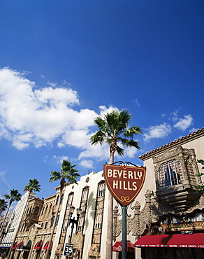 Beverly Hills sign, Beverly Hills, California, United States of America, North America