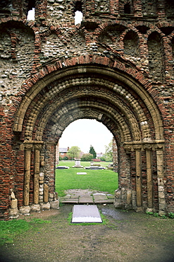 St. Botolph's Priory dating from Norman times, Colchester, Essex, England, United Kingdom, Europe