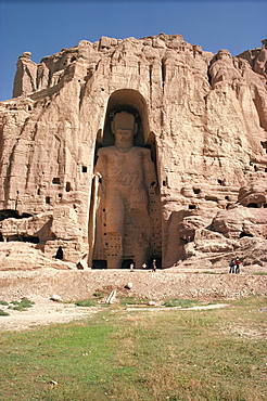 Large Buddha, subsequently destroyed by the Taliban, Bamiyan, UNESCO World Heritage Site, Afghanistan, Asia