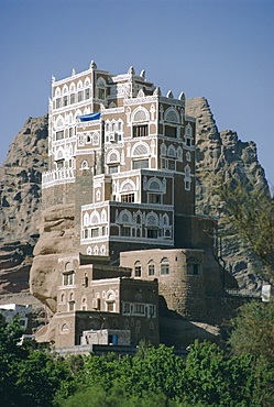 Old Summer Palace of Iman Yahya, Dar Al Hayjar, Yemen, Middle East