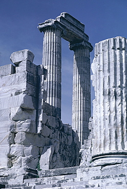 Ruins of the Temple of Apollo, archaeological site, Didyma, Aegean coast, Anatolia, Turkey, Asia Minor