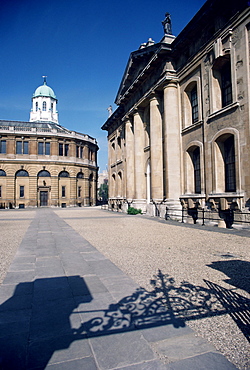 The Clarendon Building and Sheldonian theatre, Oxford, Oxfordshire, England, UK, Europe