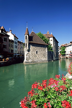 The Palais de L'Isle in the Thiou River, Annecy, Haute-Savoie, Rhone-Alpes, France, Europe