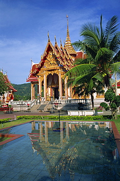 Temple of Wat Chalong, Phuket, Thailand, Southeast Asia, Asia