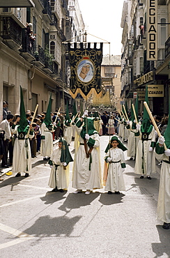 Pollinica Brotherhood, Palm Sunday, Easter Week, Malaga, Andalucia, Spain, Europe