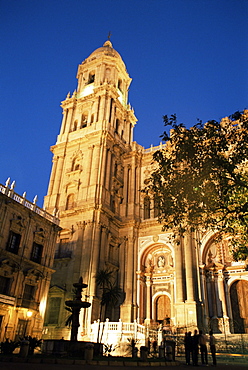 Cathedral dating from the 16th to 18th centuries, Malaga, Andalucia, Spain, Europe