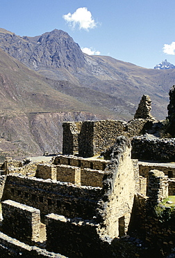 Inca fortress, Ollantaytambo, Peru, South America