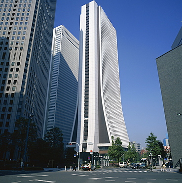 Exterior of the Yasuda Kasai Kaijo Building, Shinjuku, Tokyo, Japan, Asia