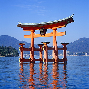 Torii Gate Shrine, (Itsukushima-Jingu Miya Jima), Japan 