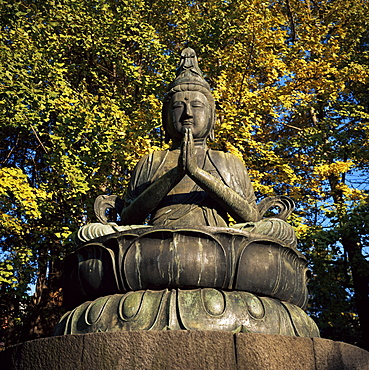 Buddha elect, Nisonbutsu, Asakusa Kannon (Senso-ji) temple, Asakusa, Tokyo, Japan, Asia