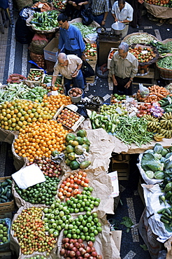 Market hall, Funchal, Madeira, Portugal, Europe