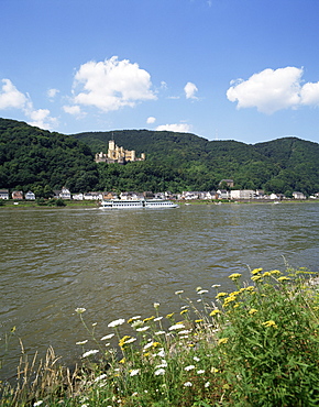 Stolzenfels Castle, near Koblenz, Rhine Valley, Germany, Europe