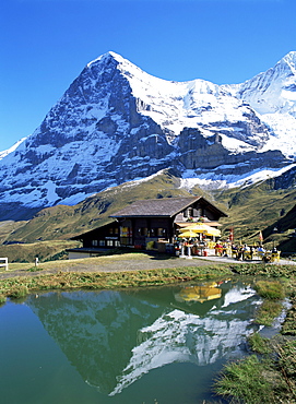 The Eiger, Kleine Scheidegg, Bernese Oberland, Swiss Alps, Switzerland, Europe