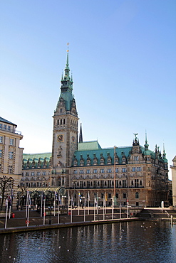 City Hall, Hamburg, Germany, Europe