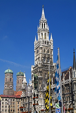 New City Hall, Marienplatz, Munich, Bavaria, Germany, Europe