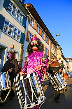 Carnival of Basel (Basler Fasnacht), Basel, Canton of Basel City, Switzerland, Europe