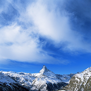 The Matterhorn, 4478m, Valais, Swiss Alps, Switzerland, Europe