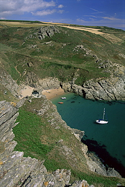 South coast near Prawle Point, Devon, England, United Kingdom, Europe