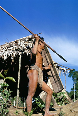 Kahukakahon warrior, Koloko, Sulawesi, Indonesia, Southeast Asia, Asia