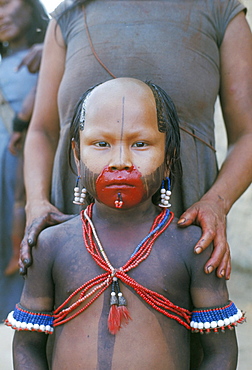 Kuben-Kran-Kegan Indian boy, Brazil, South America