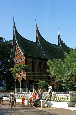 Minangkabu house, now a museum, Bukittinggi, Sumatra, Indonesia, Southeast Asia, Asia