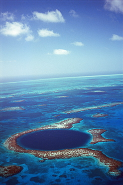 Blue Hole, Lighthouse Reef, Belize, Central America