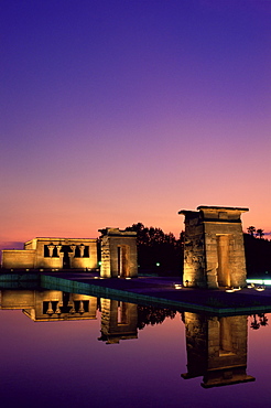 Templo de Debod, Madrid, Spain, Europe