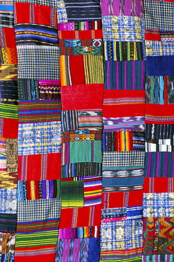 Patchwork quilt, San Antonio Aguas Calientes, Guatemala, Central America