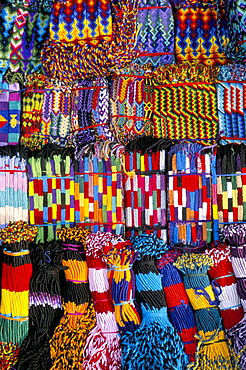 Friendship bracelets, Panajachel, Lake Atitlan, Guatemala, Central America