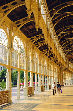 Marianske Lanske, colonnade, West Bohemia, Czech Republic, Europe