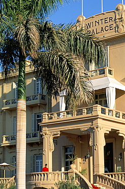 Portal of the Winter Palace Hotel, Luxor, Egypt, North Africa, Africa