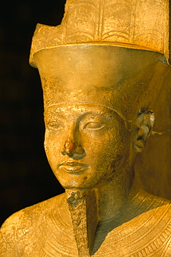 The god Amun, from Karnak, Luxor Museum, Luxor, Egypt, North Africa, Africa