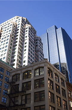 Buildings in the Financial District, Boston, Massachusetts, USA