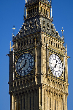 Big Ben, Houses of Parliament, Westminster, London, England, United Kingdom, Europe