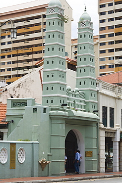 Jamae Mosque in Chinatown, Singapore, South East Asia