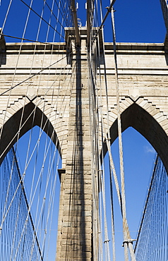 Brooklyn Bridge, New York City, New York, United States of America, North America