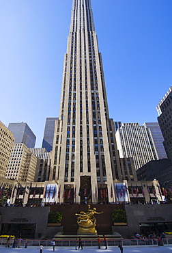 The Rockefeller Center, Manhattan, New York City, New York, United States of America, North America