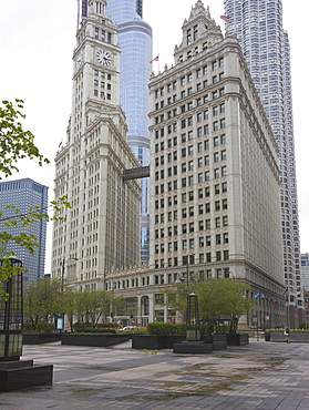 The Wrigley Building, North Michigan Avenue, The Magnificent Mile, Chicago, Illinois, United States of America, North America