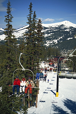 Ski lift on Copper Mountain, Colorado, United States of America, North America